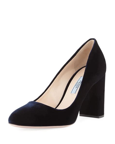 prada pump sale|Prada pumps block heel.